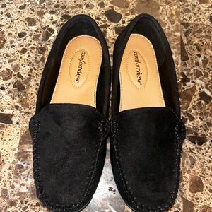 Comfortview Black womans  Loafers